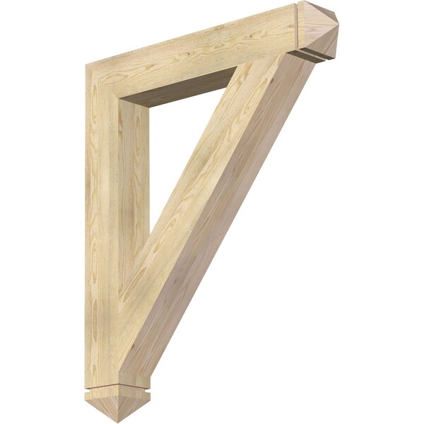 Ekena Millwork Traditional Arts & Crafts Rough Sawn Bracket, Douglas Fir, 6"W x 40"D x 48"H BKT06X40X48TRA03RDF - main